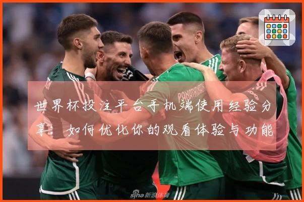 世界杯投注平台手机端使用经验分享：如何优化你的观看体验与功能利用